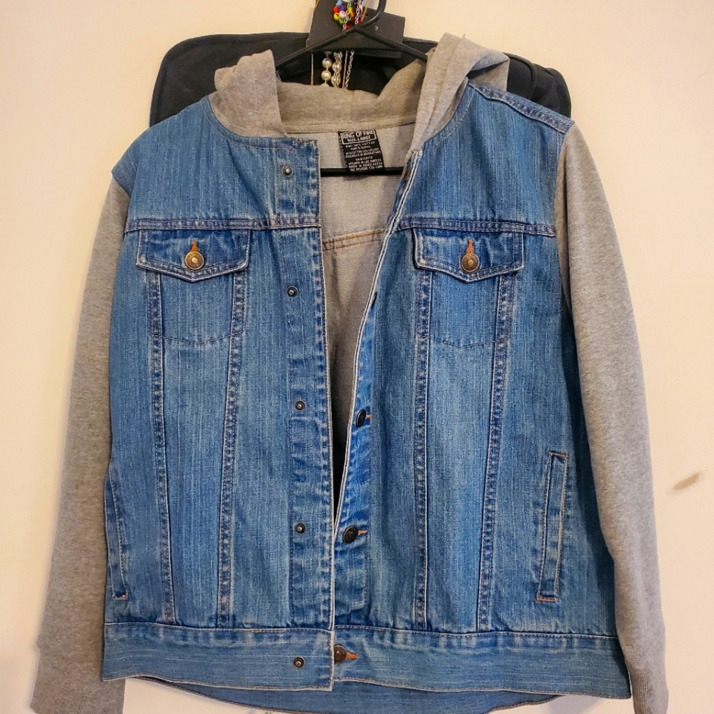 Boy's Jean Jacket Hoodie